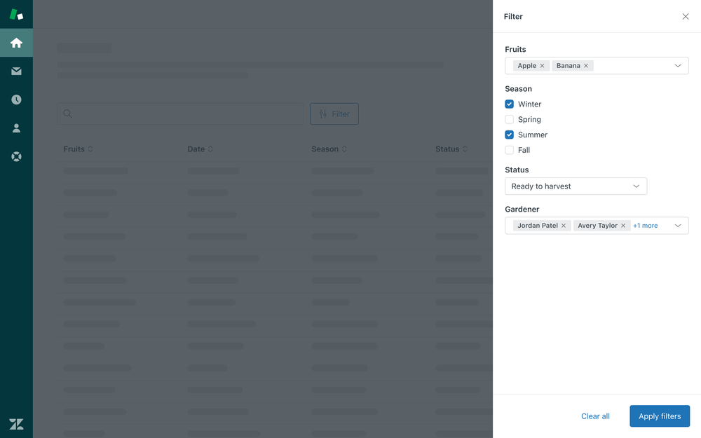 Filter pattern advanced drawer 2