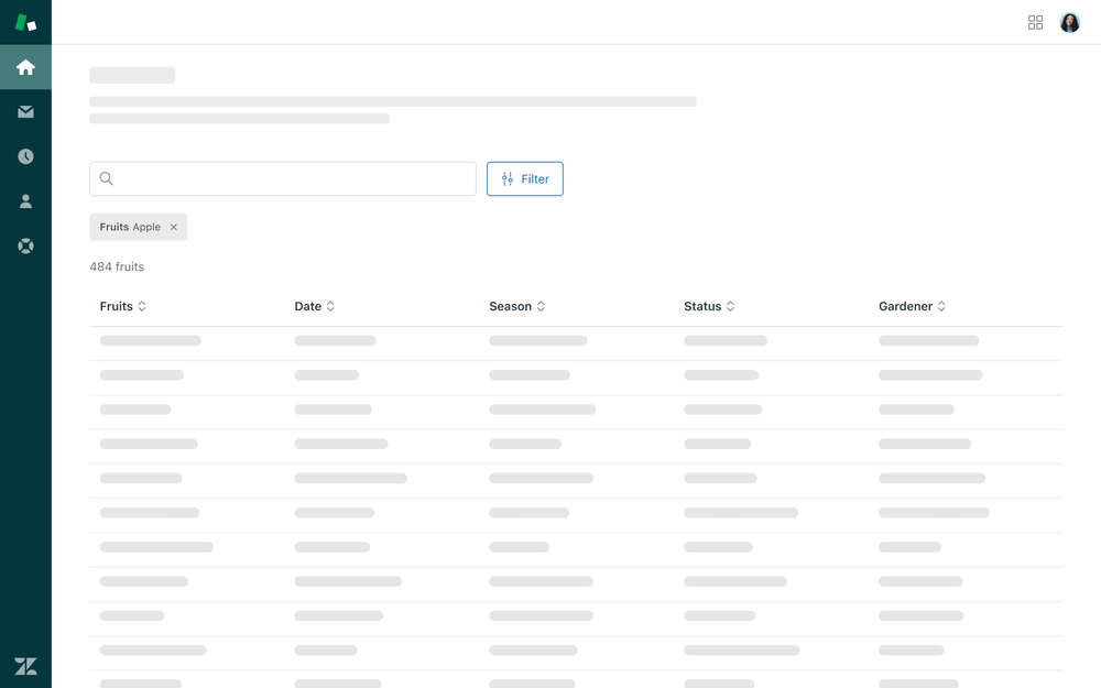 Filter pattern behavior bulk actions 2